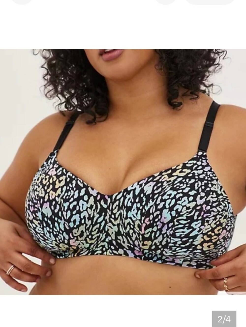Torrid Curve 360 Back Smoothing Bra 38DD Lightly Lined No Wire Everyday
